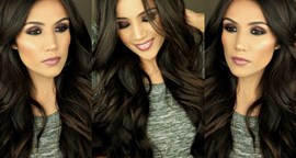 A Closer Look at Bouncy Curls with a Splash of Color